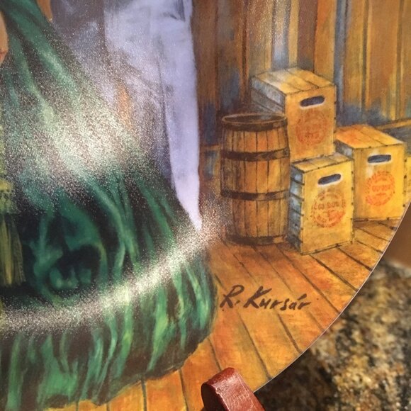 2/$40 Gone With the Wind Collection 'Scarlett's Green Dress' Raymond Kursar - Picture 3 of 7